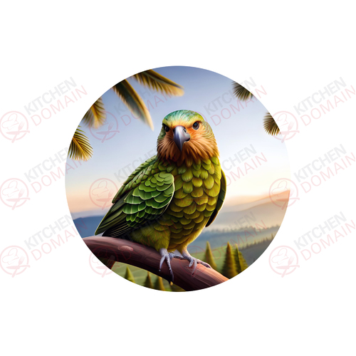 Parrot Edible Image #02 - Round