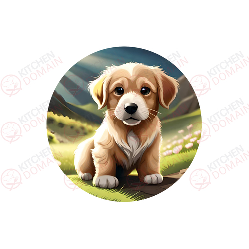 Puppy Edible Image - Round #18