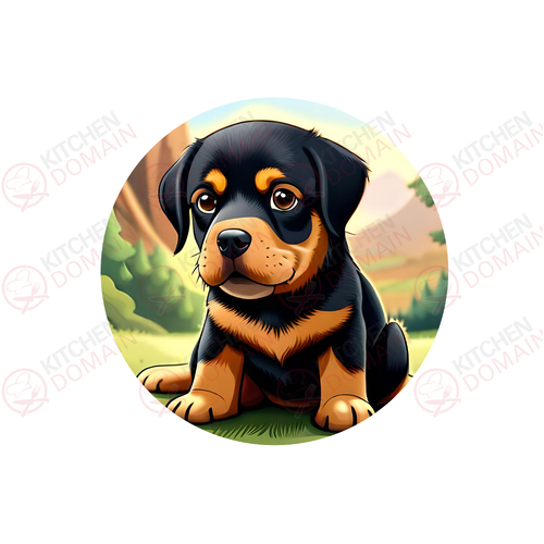 Puppy Edible Image - Round #25