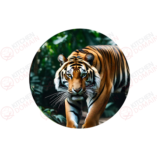 Tiger Edible Image - Round #03