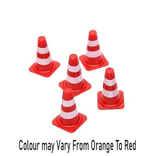 Mini Road Cone Decoration 5pcs 