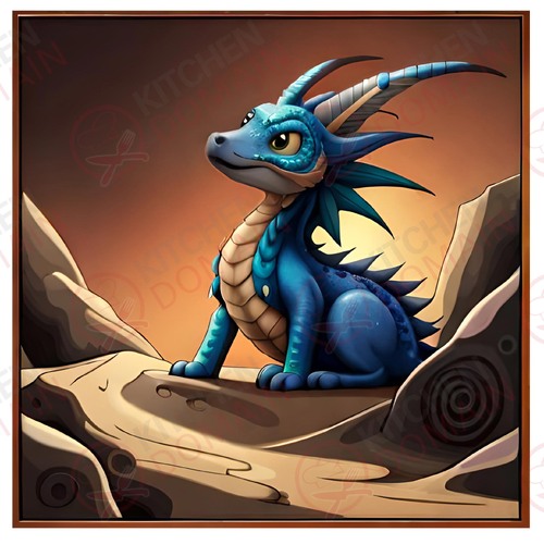 Dragon Edible Image #01 - Square