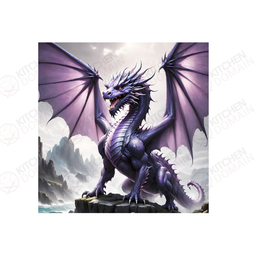 Dragon Edible Image #03 - Square