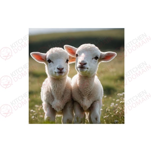 Lambs Edible Image #02 - Square
