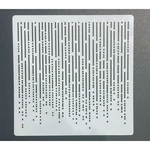 Shimmer Stencil 12cm