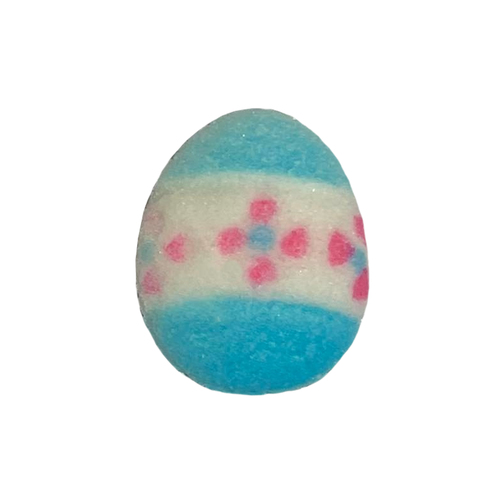 Easter Egg Blue Compressed Sugar Decoration