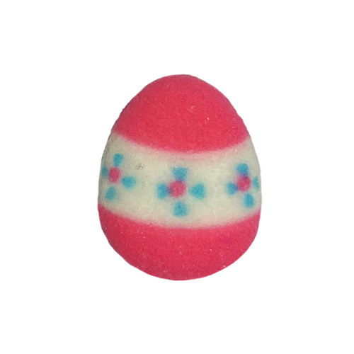 Easter Egg Pink Compressed Sugar Decoration