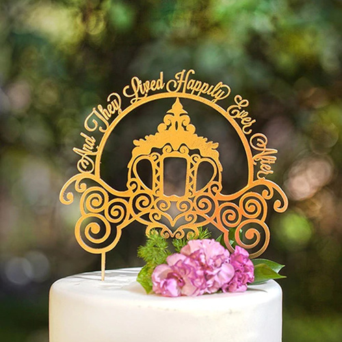 Happily Ever After Cake Topper