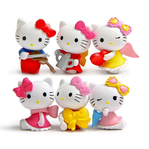 Hello Kitty Toy Cake Topper Set