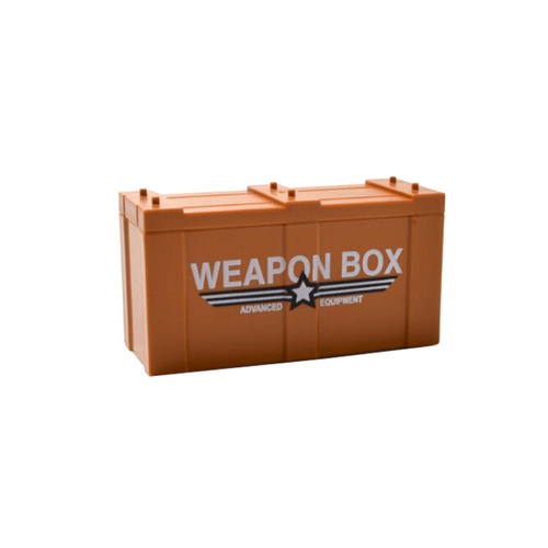 Weapon Box Toy Cake Topper Brown