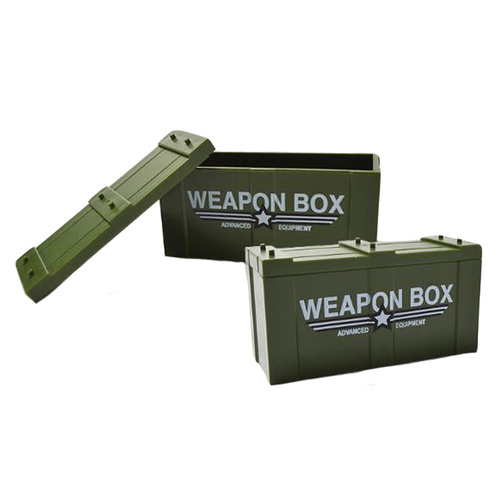 Weapon Box Toy Cake Topper Green