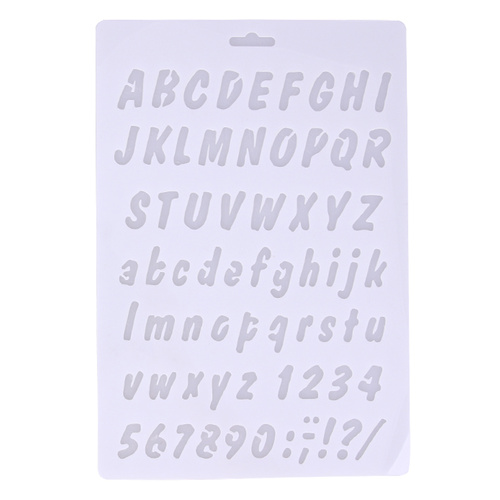 Alphabet stencil
