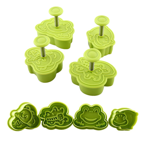BUGS & ANIMALS PLUNGER CUTTERS 4PC SET