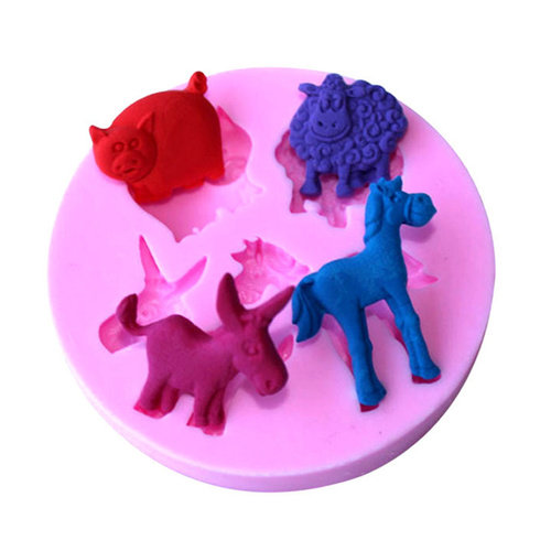 SILICONE MOULD - FARM ANIMALS