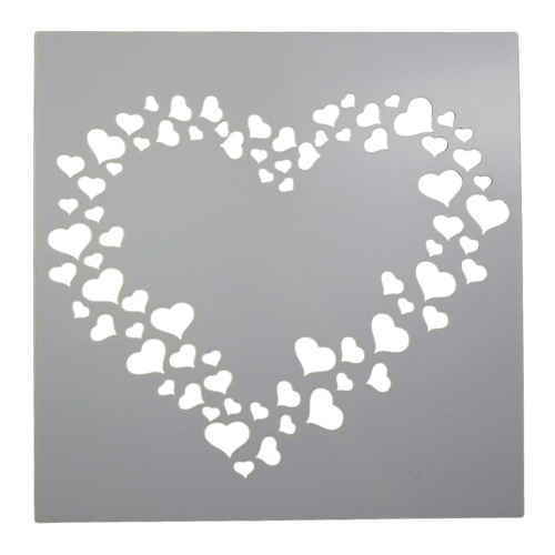LITTLE HEARTS STENCIL