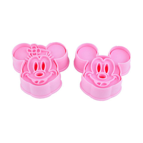 Minnie & Mickey Mouse Plunger Cutter 2 Piece Set