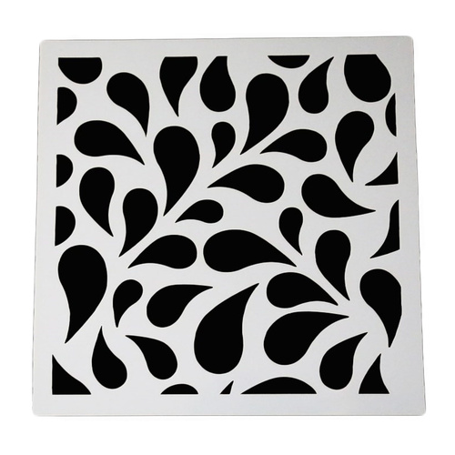 TEAR DROPS STENCIL