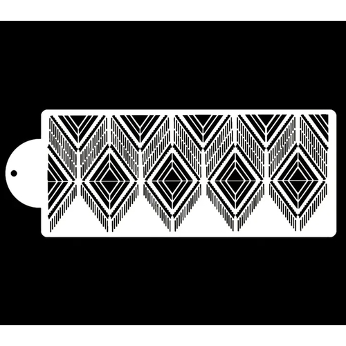 Diamond Pattern Stencil Large