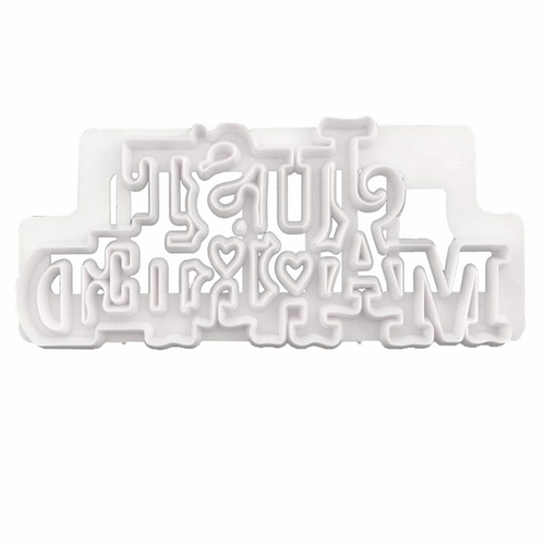 Just Married Fondant Cutter