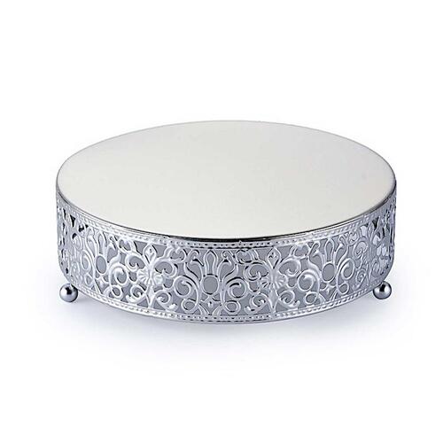 20cm Silver Metal cake Stand