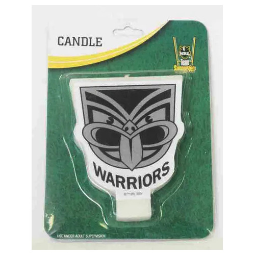 NRL New Zealand Warriors Flat Candle