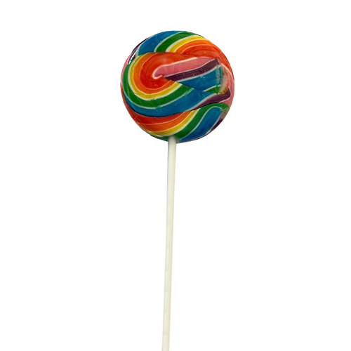 Swirly Rainbow Lollipop 12Grams