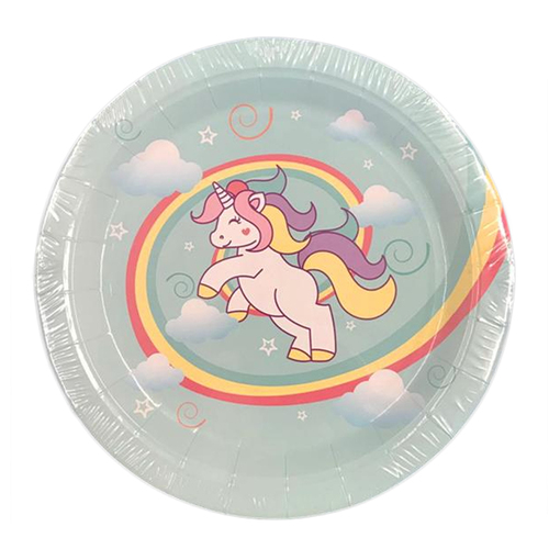 Plates Paper Unicorn - 8PK