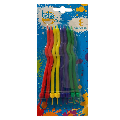 Spiral Candle 8pk