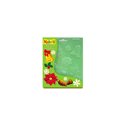 Makins Push Mould - Christmas Nature