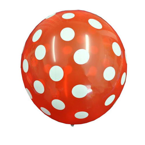 Red Dot Balloons 6pcs