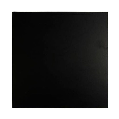 14 Inch Square Black 9mm Masonite