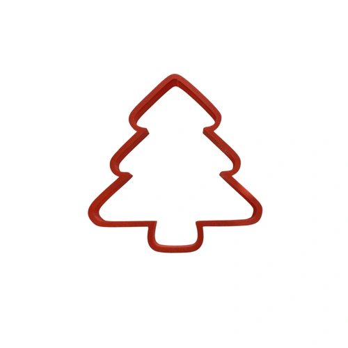 Round Edge Xmas Tree Fondant / Cookie Cutter 10cm