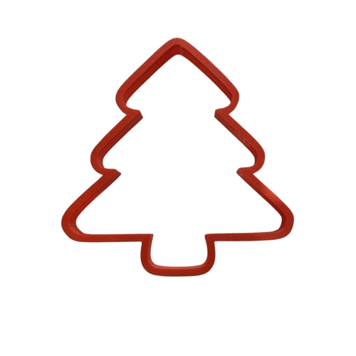 Round Edge Xmas Tree Fondant / Cookie Cutter 14cm