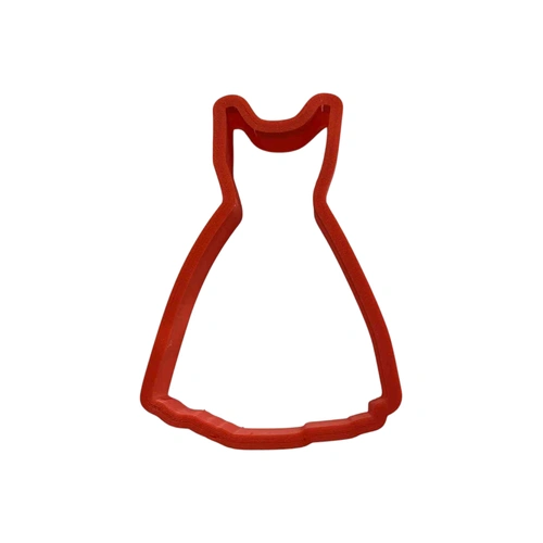 Strapped Dress Fondant / Cookie Cutter 10cm