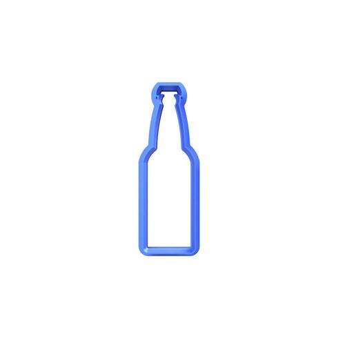  Bottle Fondant / Cookie Cutter 7.1cm