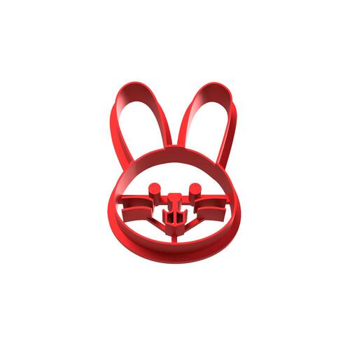 Bunny Face Cookie Cutter & Stamp