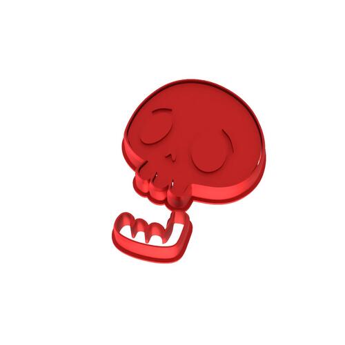 Skull Fondant / Cookie Cutter & Stamp