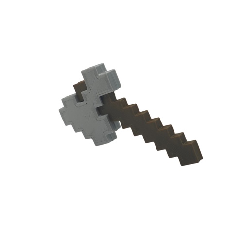Minecraft Iron Axe Cake Topper Decoration