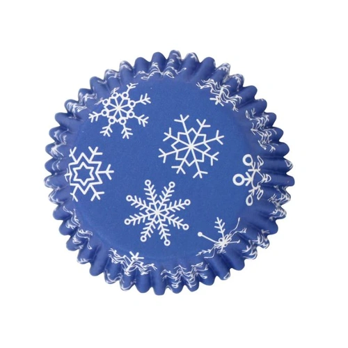 PME Cupcake Cases Foil Lined- Snowflakes 30pk
