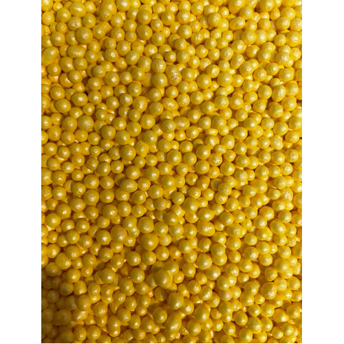 Yellow Sugar Pearls 4-5mm - 20g