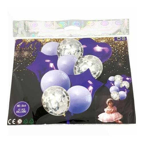 Balloons Purple Set 10pc