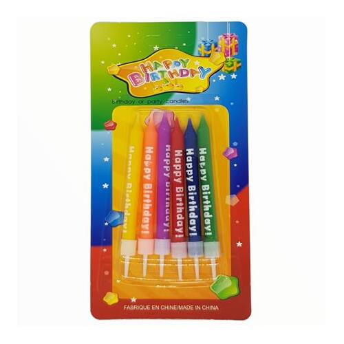 Birthday Candles 6 pcs
