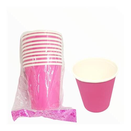 Paper Cups Hot Pink - 10PK