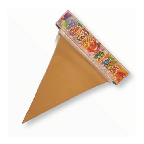Plain Gold Flag Banner