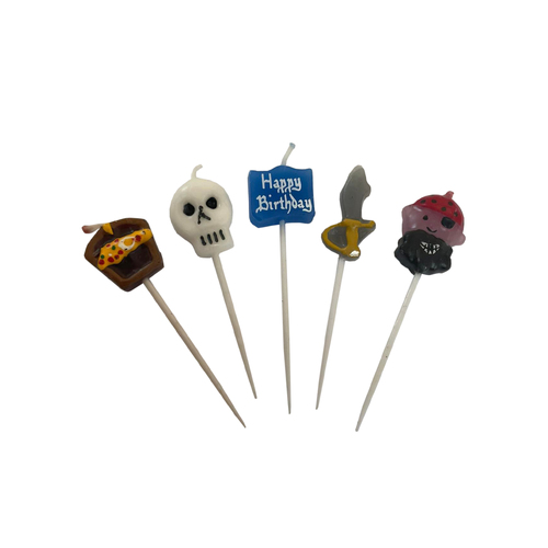 Pirate Candles 5pc