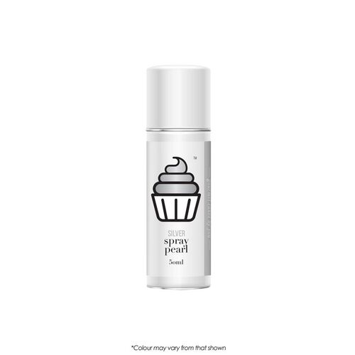 Cake Craft Spray Pearl Silver 50ml
