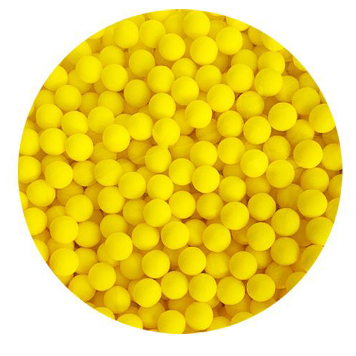 Sprink'd Sugar Balls 8mm Yellow 20 Grams