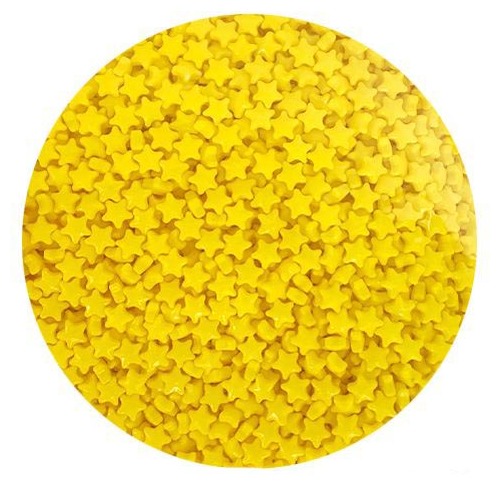 Sprink'd Stars Yellow 7mm - 20 Grams