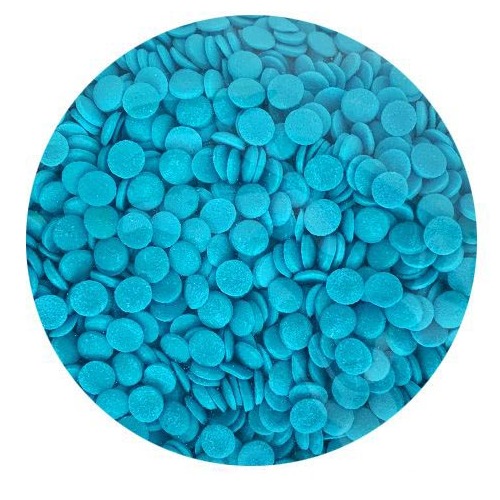 Sprink'd Sequins Bright Blue 7mm - 20 Grams