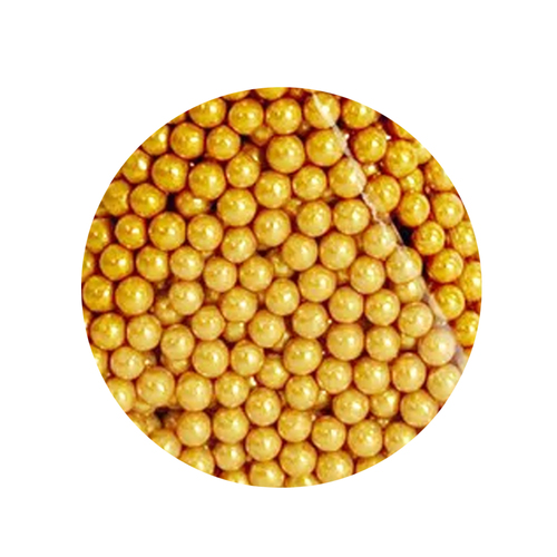 Sprink'd Sugar Balls 4mm Gold - 20 grams